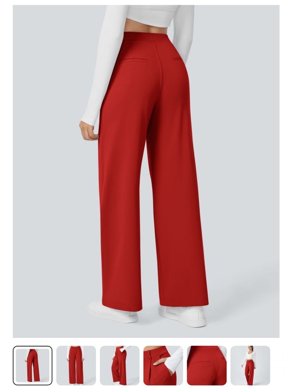 NWT! Halara Flex Daystretch High-Waisted Pocket Straight Leg Work pants - Picture 2 of 12